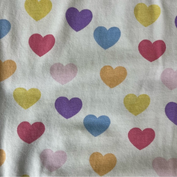 Monica + Andy Soft Touch Hearts Print Sleeping Gown - 3-6M - Picture 6 of 9